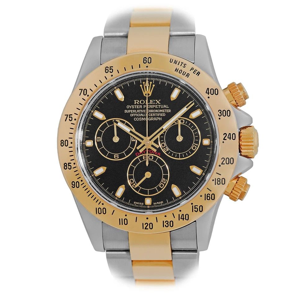 ROLEX STAINLESS STEEL & YELLOW GOLD 40MM DAYTONA COSMOGRAPH 116523 WARRANTY BOX: ROLEX STAINLESS STEEL & YELLOW GOLD 40MM DAYTONA COSMOGRAPH 116523 WARRANTY BOX Pre-Owned ROLEX Stainless Steel & 18K Yellow Gold 40mm Daytona Cosmograph 116523 Warranty Box Pre-Owned Gent's Stainless