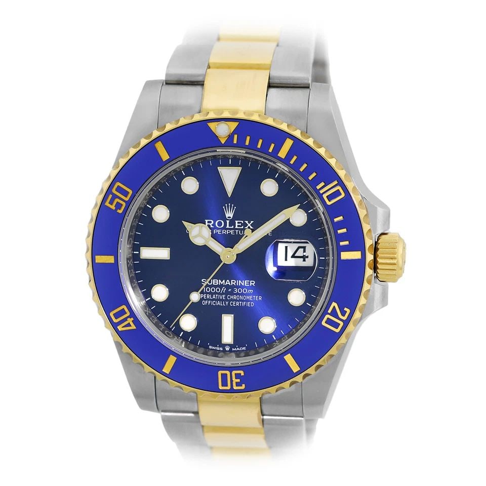 ROLEX STEEL & 18K YELLOW GOLD 41MM SUBMARINER BLUE 126613LB BOX WARRANTY 2022: ROLEX STEEL & 18K YELLOW GOLD 41MM SUBMARINER 126613LB BOX WARRANTY 2021 ROLEX Stainless Steel & 18K Yellow Gold 41mm "Submariner" Date 126613LB Box Warranty 2021 Pre-Owned Gent's Stainless Steel & 18