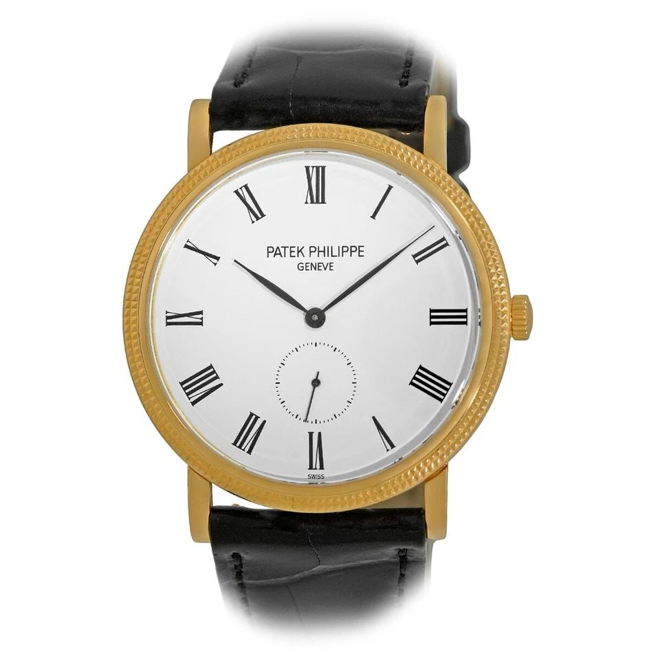PATEK PHILIPPE 18K YELLOW GOLD 36MM CALATRAVA 5119 J WARRANTY 2012 BOX MINTY (1 of 1)