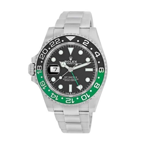 ROLEX STEEL 40MM LEFT HANDED GMT MASTER II SPRITE 126720VTNR BOX WARRANTY 2024: ROLEX STEEL 40MM LEFT HANDED GMT MASTER II SPRITE 126720VTNR BOX WARRANTY 2023 ROLEX Stainless Steel 40mm LEFT-Handed GMT Master II 126720VTNR Box Warranty 2023 Pre-Owned Gent's Stainless Steel 40mm R