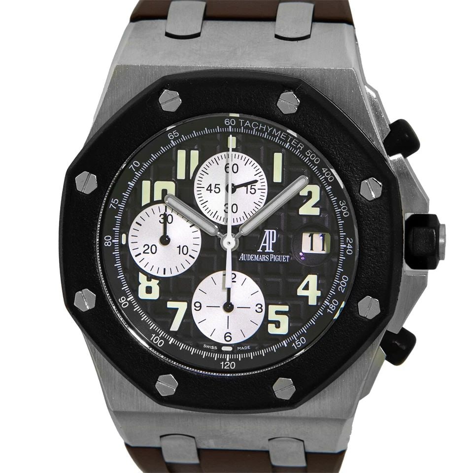 AUDEMARS PIGUET ROYAL OAK OFFSHORE RUBBERCLAD CHRONOGRAPH 25940 BOX WARRANTY (1 of 2)