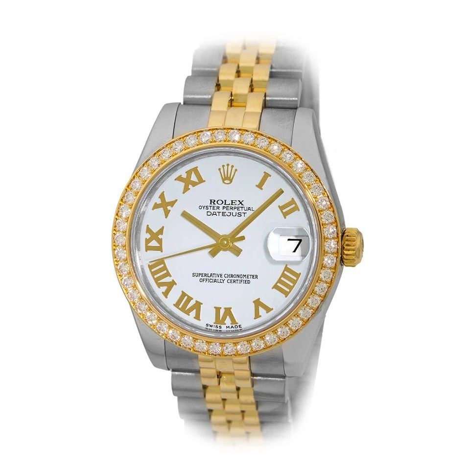 ROLEX STAINLESS STEEL & 18K YELLOW GOLD 31MM DATEJUST 178383 WARANTY MINTY 2015: ROLEX STAINLESS STEEL & 18K YELLOW GOLD 31MM DATEJUST 178383 WARANTY MINTY 2015 ROLEX Stainless Steel & 18K Yellow Gold 31mm Datejust 178383 Box Waranty Pre-Owned Stainless Steel and 18K Yellow Gold 3