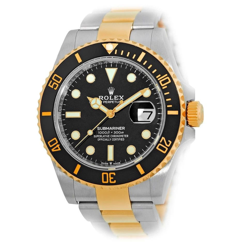 ROLEX STAINLESS STEEL & 18K YELLOW GOLD 41MM SUBMARINER 126613LN BOX WARRANTY: ROLEX STAINLESS STEEL & 18K YELLOW GOLD 41MM SUBMARINER 126613LN BOX WARRANTY BRAND: Rolex Model: Submariner Date Reference No: 126613LN Gender: Gent’s Movement: Handmade Swiss Chronometer Certified