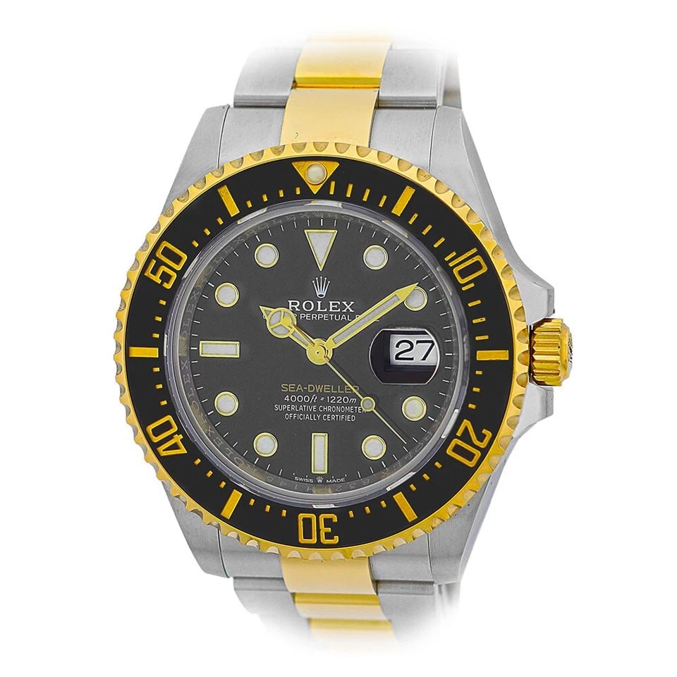 ROLEX STAINLESS STEEL & 18K YELLOW GOLD 43MM SEA-DWELLER 126603 BOX WARRANTY: ROLEX STAINLESS STEEL & 18K YELLOW GOLD 43MM SEA-DWELLER 126603 BOX WARRANTY ROLEX Stainless Steel & 18K Yellow Gold 43mm Sea-Dweller 126603 Box Warranty Pre-Owned Gent's Stainless Steel & 18K Yellow 