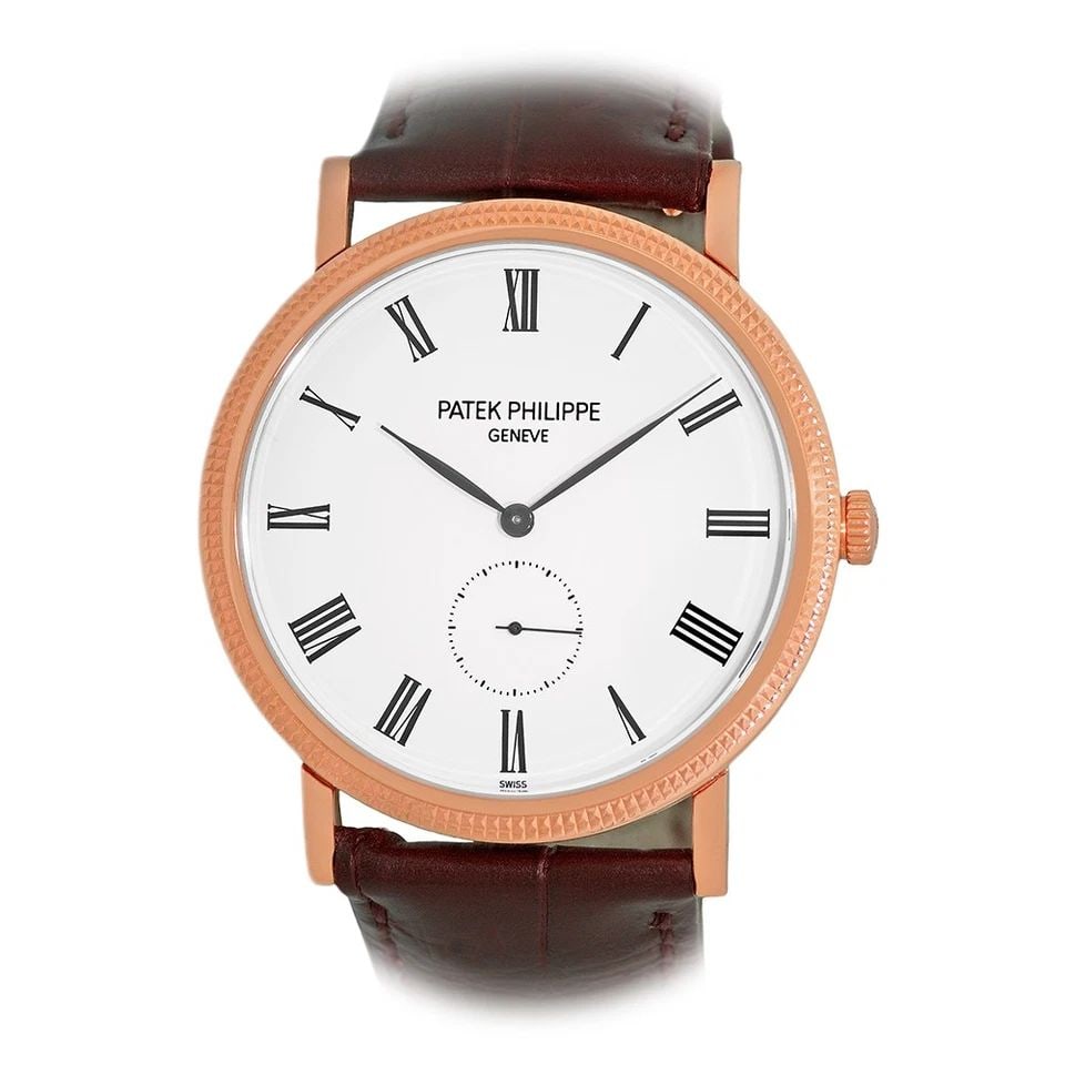 PATEK PHILIPPE 18K ROSE GOLD 36MM CALATRAVA REF # 5119 WARRANTY BOX MINTY: PATEK PHILIPPE 18K ROSE GOLD 36MM CALATRAVA REF # 5119 WARRANTY BOX MINTY BRAND: Patek Philippe Model: Calatrava Reference No: 5119R-001 Gender: Gent’s Movement: Handmade Swiss Mechanical(Manual-win