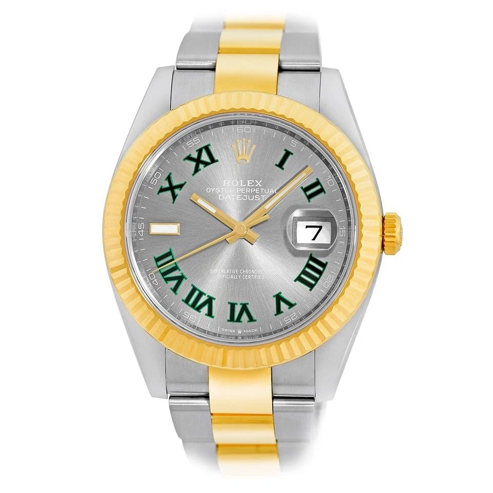 ROLEX STAINLESS STEEL & 18K YELLOW GOLD 41MM ROLEX DATEJUST 126333 WARRANTY BOX: ROLEX STAINLESS STEEL & 18K YELLOW GOLD 41MM ROLEX DATEJUST 126333 WARRANTY BOX BRAND: Rolex Model: Datejust Reference No: 126333 Case Measurements: Case Diameter: 41mm Case Thickness: 12mm Water Resi