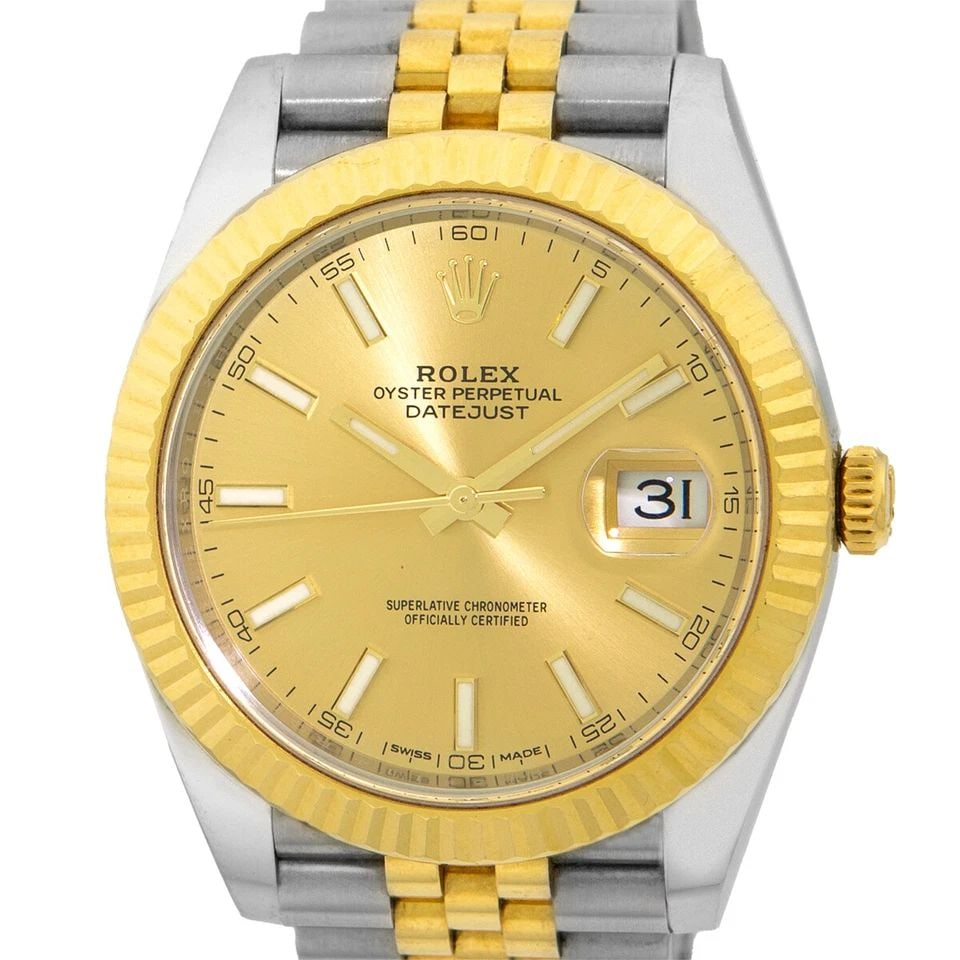 ROLEX STAINLESS STEEL 18K YELLOW GOLD 41MM 126333 DATEJUST 41 WARRANTY BOX 2017: ROLEX STAINLESS STEEL 18K YELLOW GOLD 41MM 126333 DATEJUST 41 WARRANTY BOX 2017 ROLEX Stainless Steel & 18K Yellow Gold 41mm "Datejust 41" Warranty Box Pre-Owned Gent's Stainless Steel & 18K Yellow Go