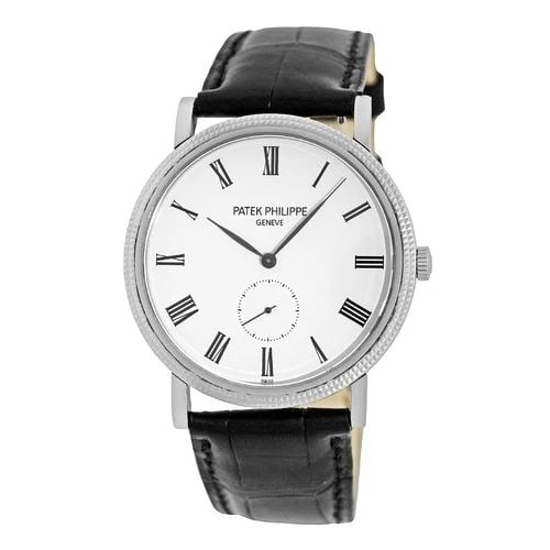 PATEK PHILIPPE 18K WHITE GOLD 36MM CALATRAVA 5119 WARRANTY BOX MINTY (1 of 1)