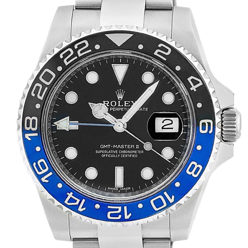 ROLEX STAINLESS STEEL 40MM GMT MASTER II CERAMIC 116710BLNR BOX WARRANTY 2016 (1 of 2)