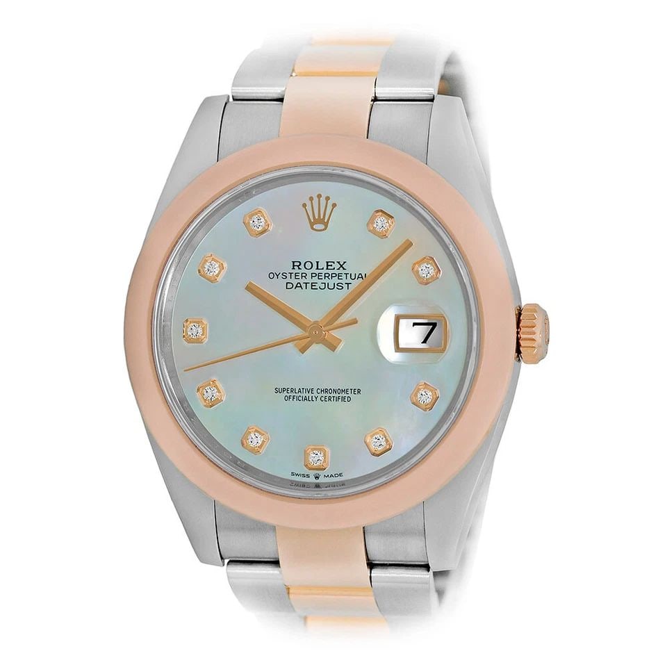 ROLEX STAINLESS STEEL & 18K ROSE GOLD 41MM ROLEX DATEJUST 126301 WARRANTY 2022: ROLEX STAINLESS STEEL & 18K ROSE GOLD 41MM ROLEX DATEJUST 126301 WARRANTY 2022 ROLEX Stainless Steel & 18K Rose Gold 41mm Rolex Datejust 41 Box Warranty Pre-Owned Gent's Stainless Steel & 18K Rose Gol