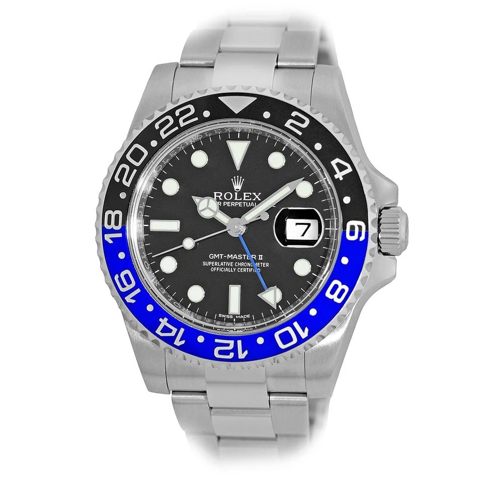 ROLEX STAINLESS STEEL 40MM GMT MASTER II CERAMIC 116710BLNR BOX WARRANTY MINTY (1 of 2)