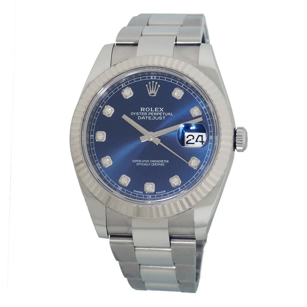 ROLEX STAINLESS STEEL 41MM ROLEX DATEJUST 41 # 126334 WARRANTY BOX 2018: ROLEX STAINLESS STEEL 41MM ROLEX DATEJUST 41 126334 WARRANTY BOX 2018 Brand: Rolex Model: Datejust 41 Reference No: 126334 Gender: Gent’s Movement: Handmade Swiss Chronometer Certified(COSC) Automat