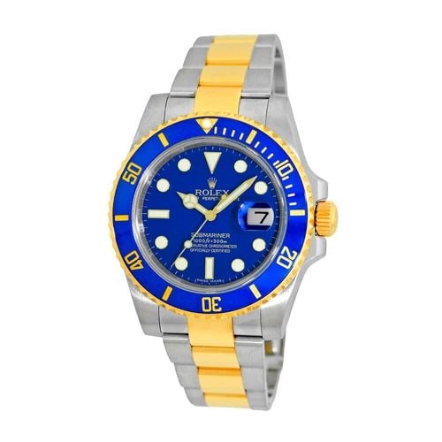 ROLEX STAINLESS STEEL & 18K YELLOW GOLD 40MM SUBMARINER 116613LB BOX WARRANTY: ROLEX STAINLESS STEEL & 18K YELLOW GOLD 40MM SUBMARINER 116613LB BOX WARRANTY ROLEX Stainless Steel & 18K Yellow Gold 40mm "Submariner" 116613LB Box Warranty Pre-Owned Gent's Stainless Steel & 18K Yel