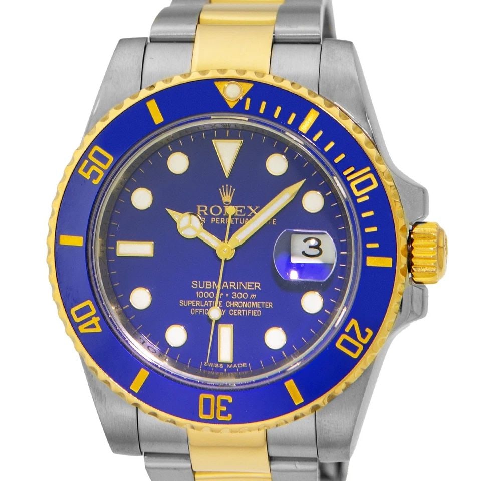 ROLEX STAINLESS STEEL & 18K YELLOW GOLD 40MM SUBMARINER 116613LB BOX WARRANTY: ROLEX STAINLESS STEEL & 18K YELLOW GOLD 40MM SUBMARINER 116613LB BOX WARRANTY BRAND: Rolex Model: Submariner Reference No: 116613LB Gender: Gent’s Movement: Handmade Swiss Chronometer Certified (COS