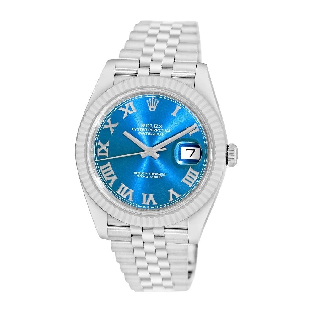 ROLEX STAINLESS STEEL 41MM ROLEX DATEJUST 126334 BOX WARRANTY (1 of 2)