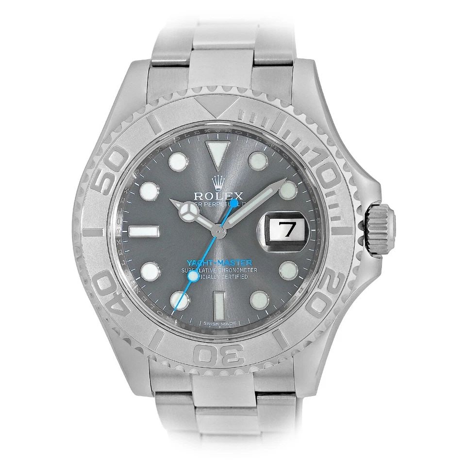 ROLEX STAINLESS STEEL & PLATINUM 40MM YACHT-MASTER 116622 BOX WARRANTY MINTY: ROLEX STAINLESS STEEL & PLATINUM 40MM YACHTMASTER 116622 BOX 2016 WARRANTY MINTY ROLEX Stainless Steel & Platinum 40mm Yacht-Master 116622 Warranty Box MINTY Pre-Owned Gent's Stainless Steel & Platinu
