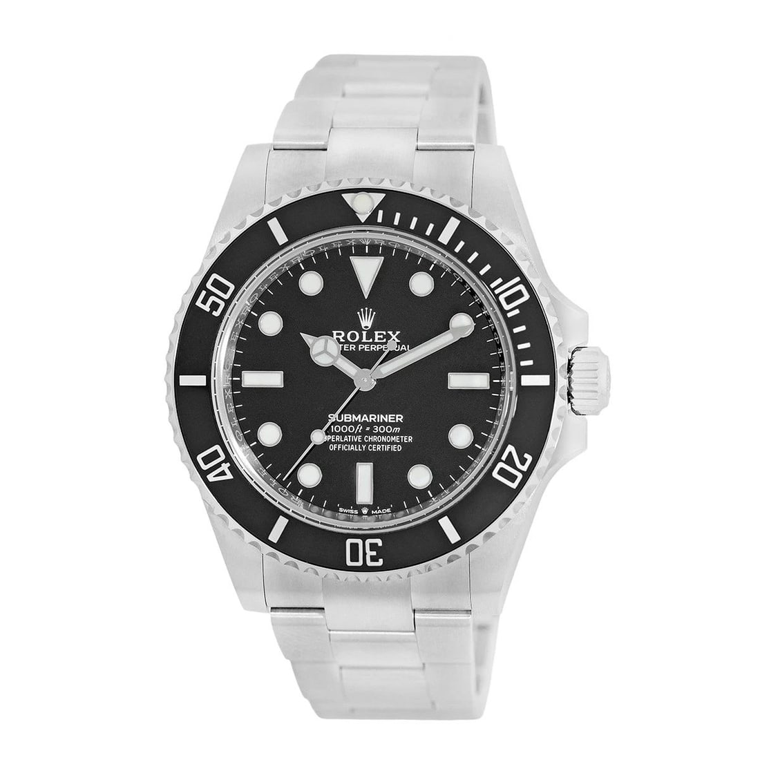 ROLEX STAINLESS STEEL 41MM SUBMARINER NON-DATE 124060 BOX WARRANTY 2021 (1 of 2)
