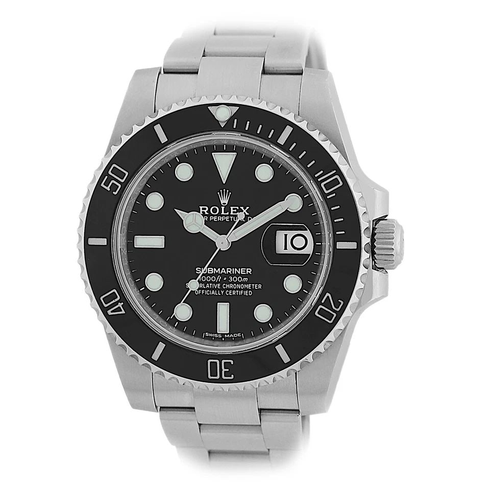 ROLEX STAINLESS STEEL 40MM CERAMIC SUBMARINER DATE 116610LN 2020 BOX WARRANTY (1 of 2)