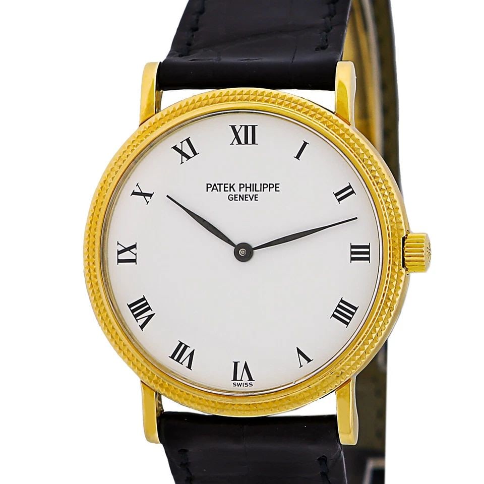 PATEK PHILIPPE 18K YELLOW GOLD 33MM CALATRAVA REF.# 3992J AUTOMATIC BOX WARRANTY (1 of 2)