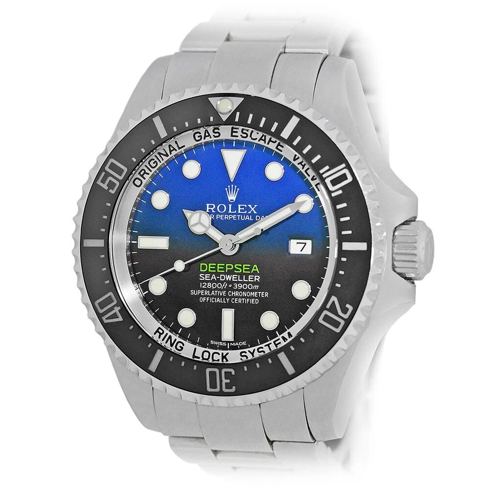 ROLEX STAINLESS STEEL 44MM DEEPSEA CAMERON DEEP BLUE 116660 BOX WARRANTY MINTY (1 of 2)