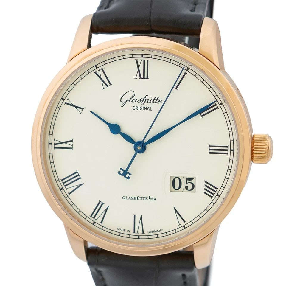 GLASHUTTE 18K ROSE GOLD SENATOR DATE 40MM 100-03-32-45-04 UNWORN BOX WARRANTY (1 of 2)