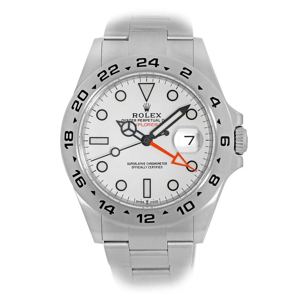 ROLEX STAINLESS STEEL 42MM EXPLORER II 216570 WARRANTY CARD NEW 2024 (1 of 2)