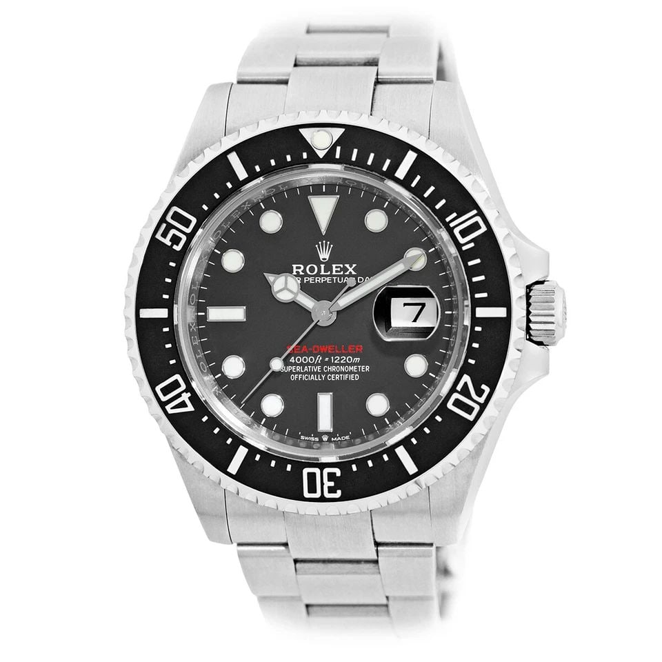 ROLEX STAINLESS STEEL 43MM SEA-DWELLER RED 126600 BOX WARRANTY 2019 (1 of 2)