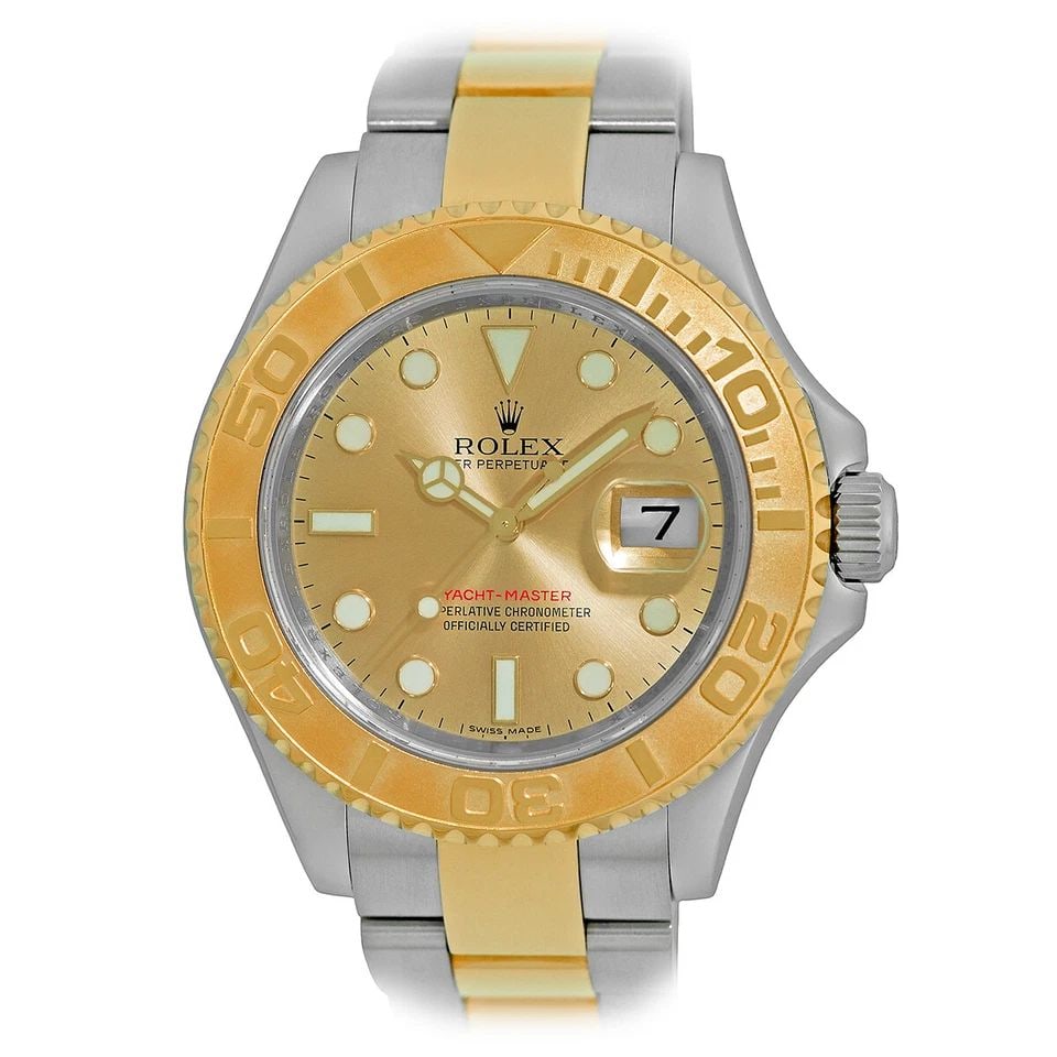 ROLEX STAINLESS STEEL & 18K YELLOW GOLD 40MM YACHT-MASTER 16623 BOX WARRANTY: ROLEX STAINLESS STEEL & 18K YELLOW GOLD 40MM YACHT-MASTER 16623 BOX WARRANTY ROLEX Stainless Steel & 18K Yellow Gold 40mm Yacht-Master 16623 Box Warranty MINTY Pre-Owned Gent's Stainless Steel & 18K Y