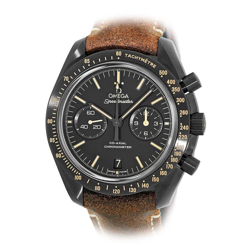 OMEGA BLACK CERAMIC 44MM SPEEDMASTER DARK SIDE OF THE MOON VINTAGE BLACK 2024 (1 of 2)