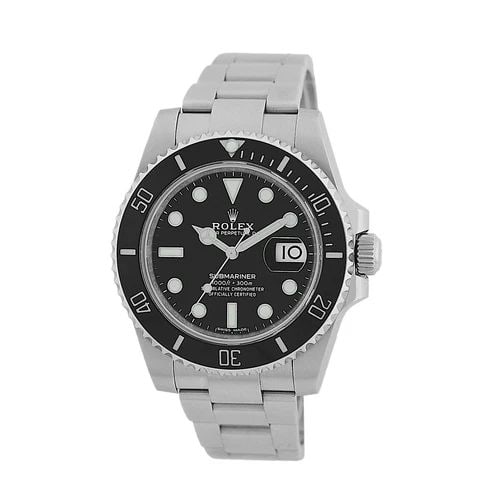 ROLEX STAINLESS STEEL 40MM CERAMIC SUBMARINER DATE 116610 BOX WARRANTY MINTY2015: ROLEX STAINLESS STEEL 40MM CERAMIC SUBMARINER DATE 116610 BOX WARRANTY MINTY2015 Brand: Rolex Model: Submariner Date Reference No: 116610 Case Measurements: Case Diameter: 40mm Case Thickness: 12.5mm 