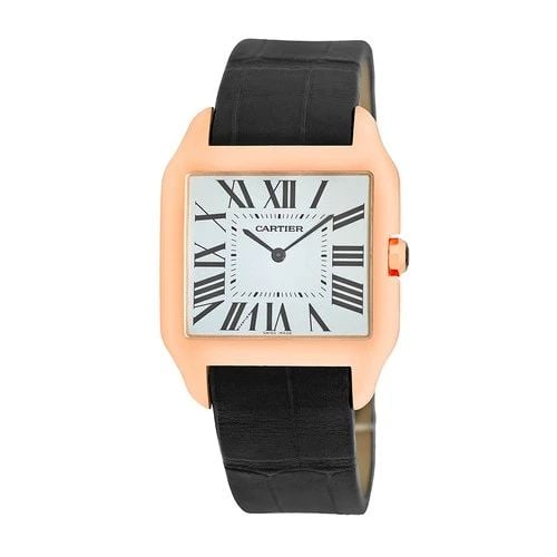 CARTIER LARGE 18K ROSE GOLD 35MM SANTOS DUMONT W2006951-2650 BOX WARRANTY (1 of 1)