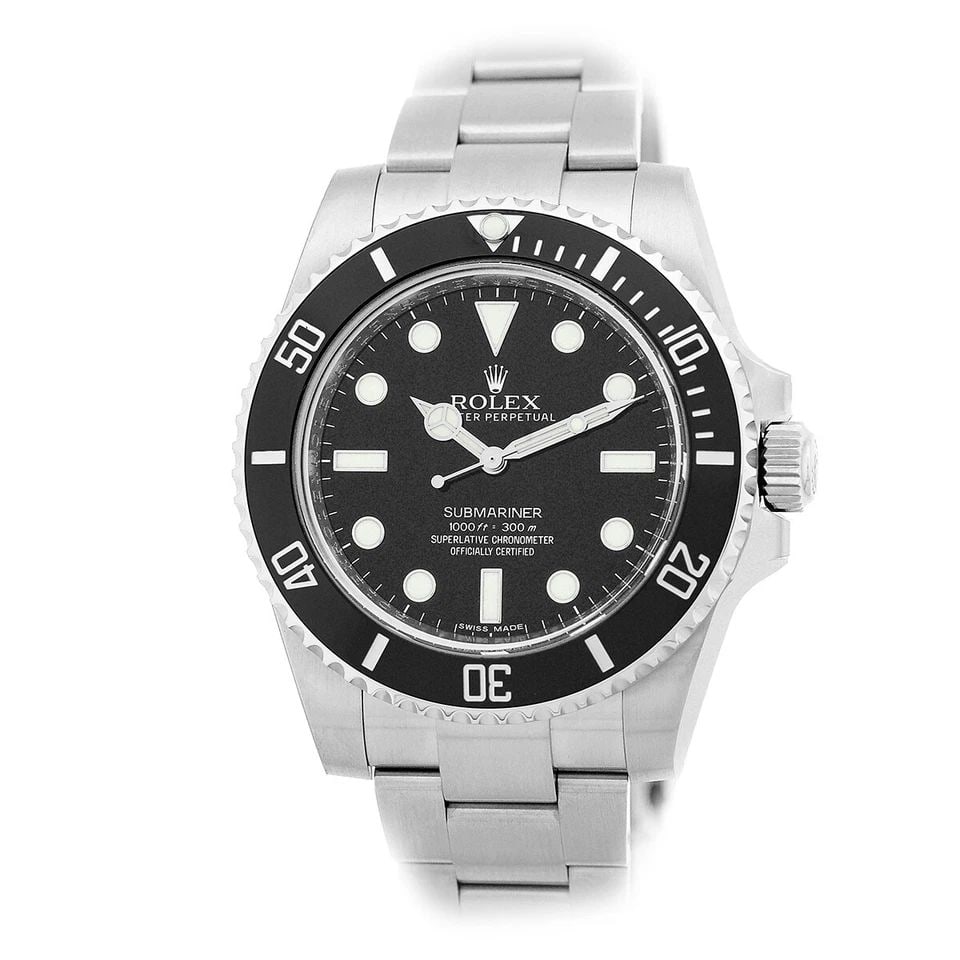 ROLEX STAINLESS STEEL 40MM SUBMARINER NON-DATE 114060 BOX WARRANTY 2019: ROLEX STAINLESS STEEL 40MM SUBMARINER NON-DATE 114060 BOX WARRANTY 2019 ROLEX Stainless Steel 40mm Submariner Non-Date 114060 Box Warranty 2019 Pre-Owned Gent's Stainless Steel 40mm Rolex "Submariner"