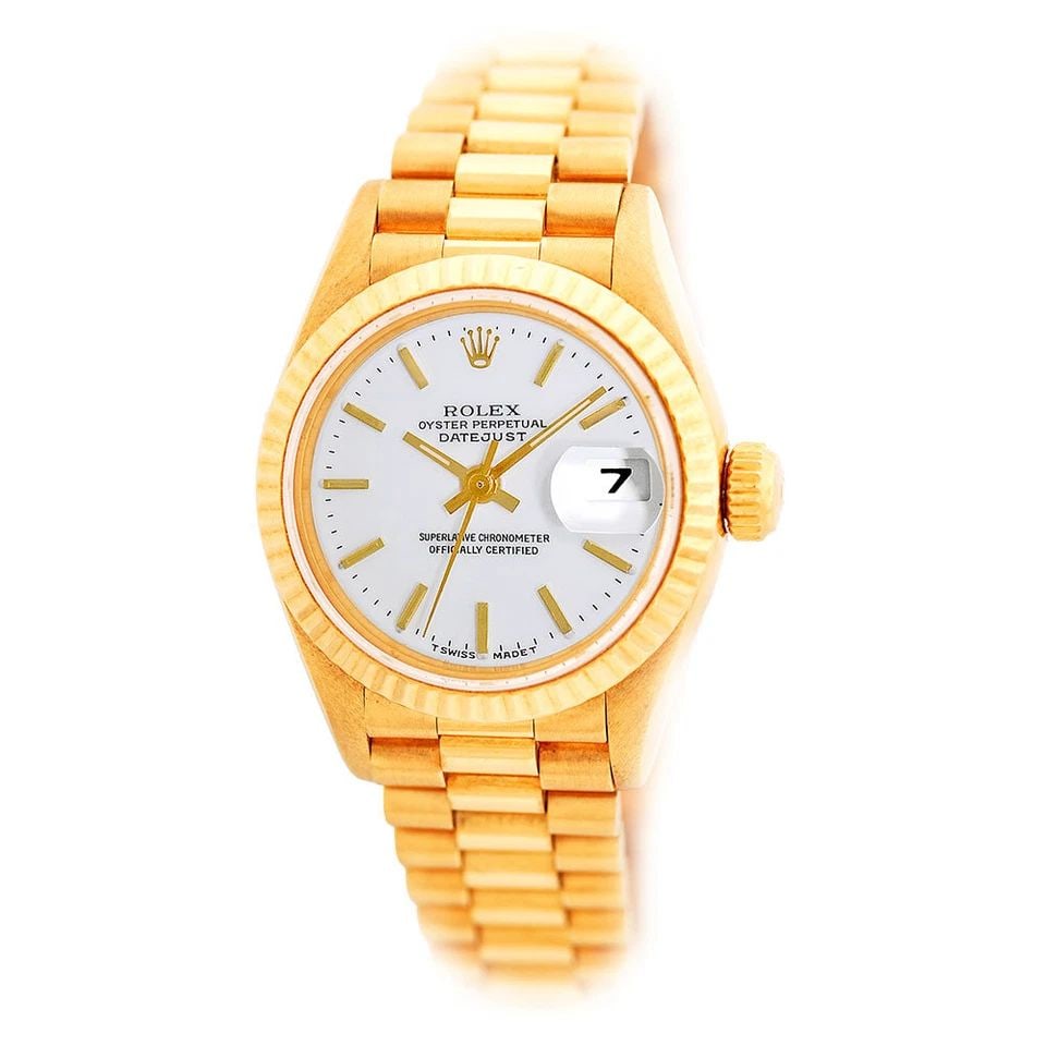 ROLEX 18K YELLOW GOLD 26MM PRESIDENT 69178 BOX LIFETIME WARRANTY (1 of 2)