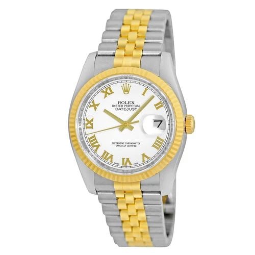 ROLEX STAINLESS STEEL & 18K YELLOW GOLD DATEJUST 116233 BOX WARRANTY MINTY - 2
