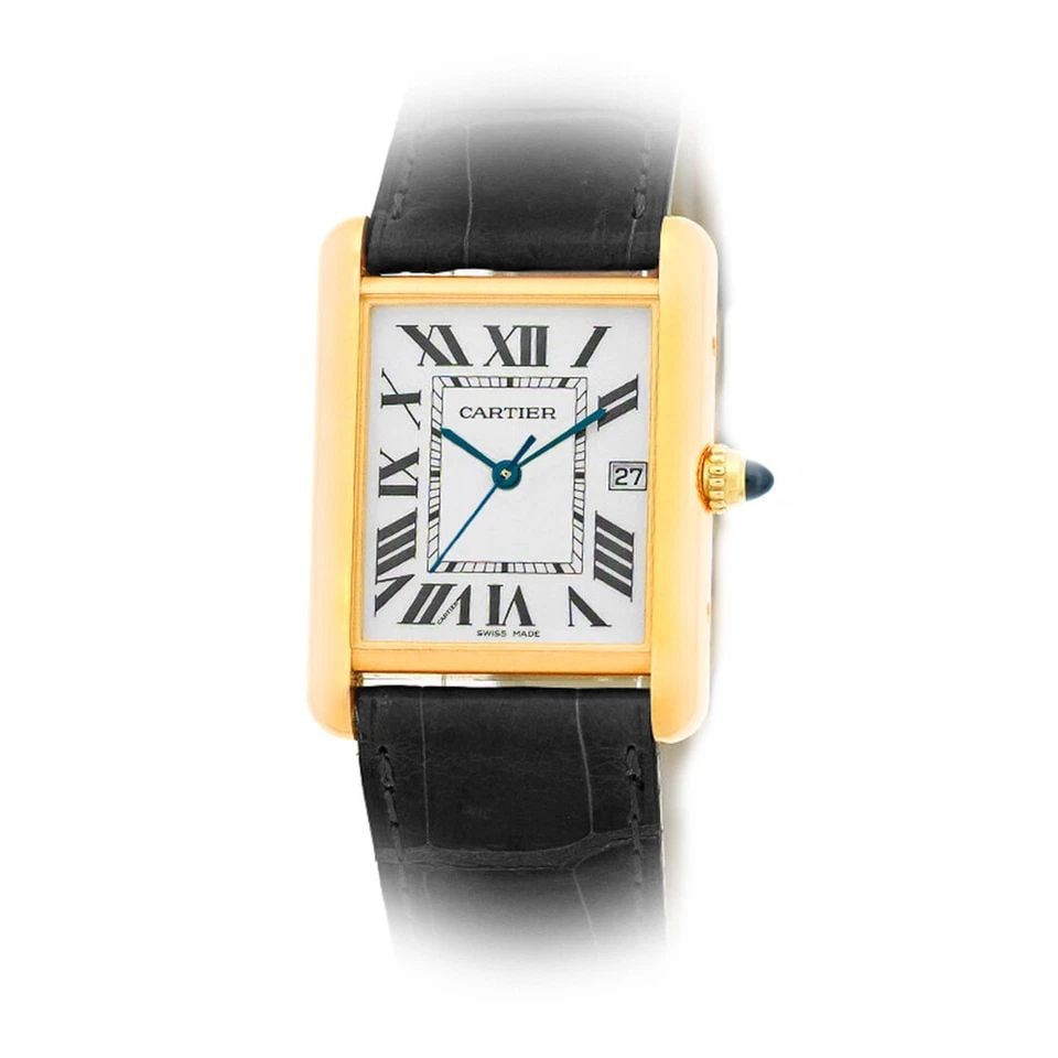 CARTIER GENT'S 18K YELLOW GOLD 25.5MM TANK LOUIS W1529756 - 2441 BOX WARRANTY: CARTIER GENT'S 18K YELLOW GOLD 25.5MM TANK LOUIS W1529756 - 2441 BOX WARRANTY Brand: Cartier Model: Tank Louis Reference No: W1529756 - 2441 Gender: Gent’s Movement: Swiss Quartz Accuracy Movement C