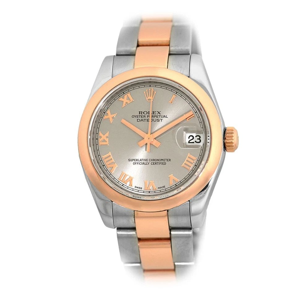 ROLEX STAINLESS STEEL & 18K ROSE GOLD DATEJUST 31MM 178241 BOX WARRANTY MINTY: ROLEX STAINLESS STEEL & 18K ROSE GOLD DATEJUST 31MM 178241 BOX WARRANTY MINTY ROLEX Stainless Steel & 18K Rose Gold Datejust 31mm 178241 Box Warranty Pre-Owned Medium Size Stainless Steel & 18K Rose G