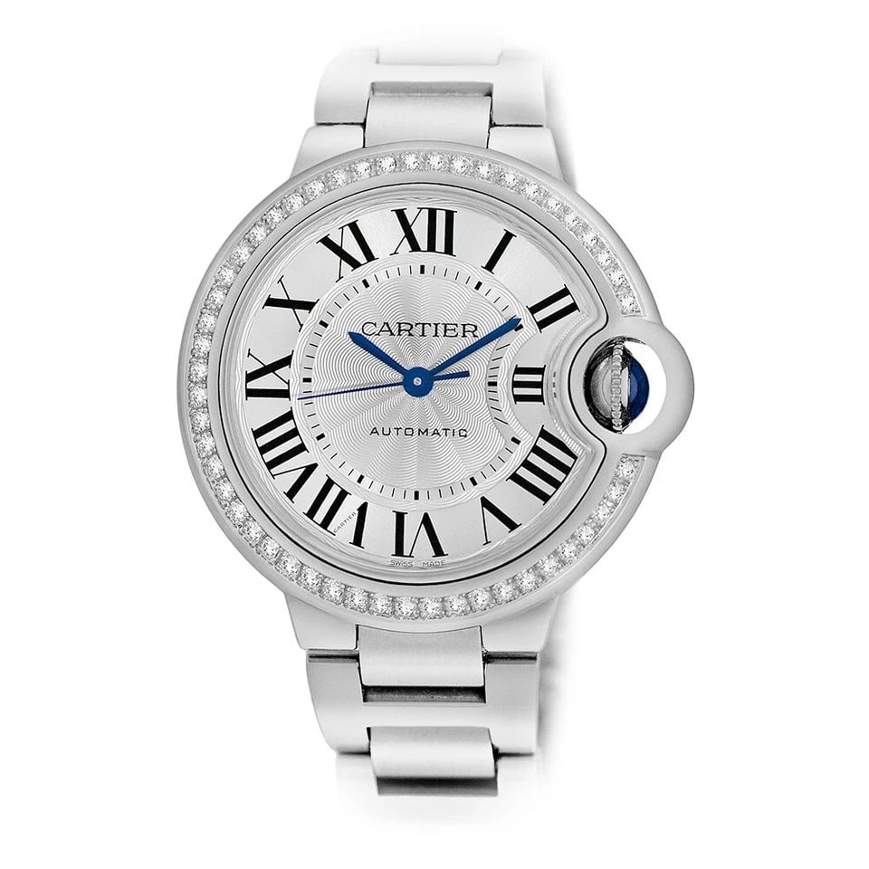 CARTIER STAINLESS STEEL 33MM BALLON BLEU DE CARTIER W4BB0023 BOX WARRANTY 2021 (1 of 2)