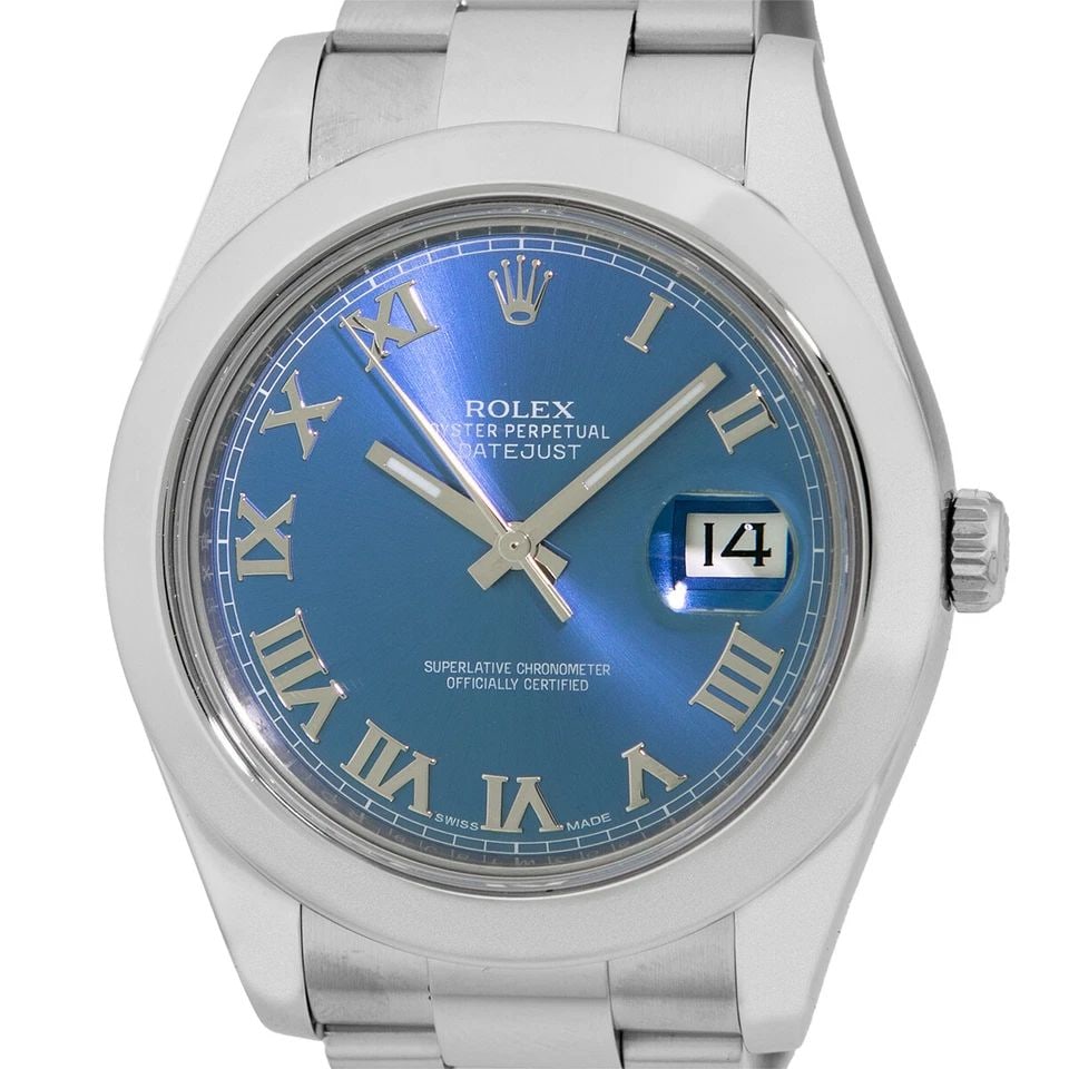 ROLEX STAINLESS STEEL 41MM DATEJUST 41 BLUE DIAL 116300 BOX WARRANTY MINTY: ROLEX STAINLESS STEEL 41MM DATEJUST 41 BLUE DIAL 116300 BOX WARRANTY MINTY ROLEX Stainless Steel 41mm Datejust 41 Blue Dial 116300 Warranty MINTY Gent's Stainless Steel 41mm Rolex "Datejust 41" 116300