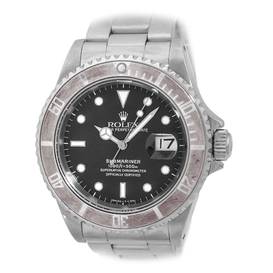 ROLEX STAINLESS STEEL 40MM SUBMARINER DATE 16610 BOX WARRANTY MINTY: ROLEX STAINLESS STEEL 40MM SUBMARINER DATE 16610 BOX WARRANTY MINTY BRAND: Rolex Model: Submariner Reference No: 16610 Case Measurements: Case Diameter: 40mm Case Thickness: 12.5mm Water Resistance: 3