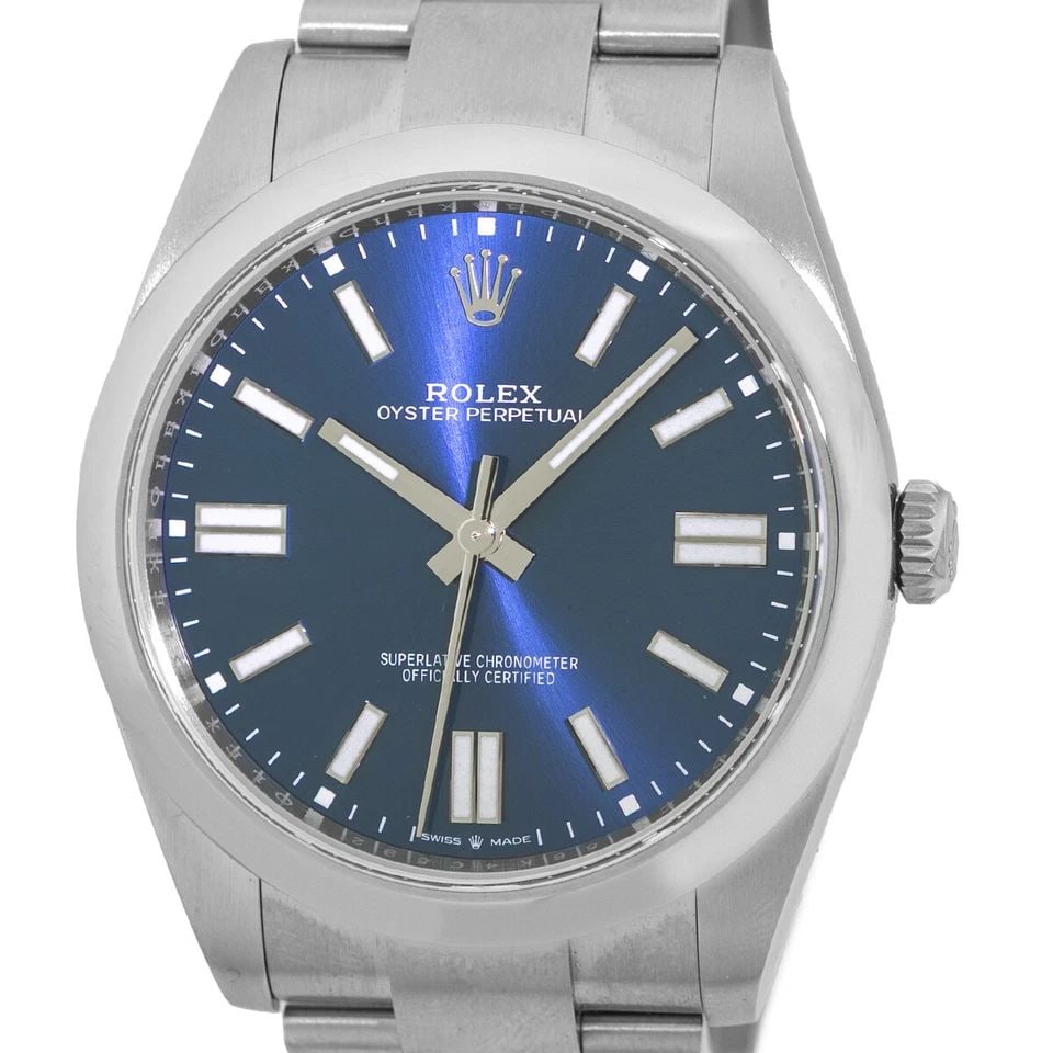 ROLEX STAINLESS STEEL 41MM OYSTER PERPETUAL BLUE 124300 2023 BOX WARRANTY MINTY: ROLEX STAINLESS STEEL 41MM OYSTER PERPETUAL BLUE 124300 UNWORN 2025 BOX WARRANTY Gent's Stainless Steel 41mm Rolex Oyster Perpetual 124300 Box Warranty Gent's Stainless Steel 41mm Rolex "Oyster Perpet