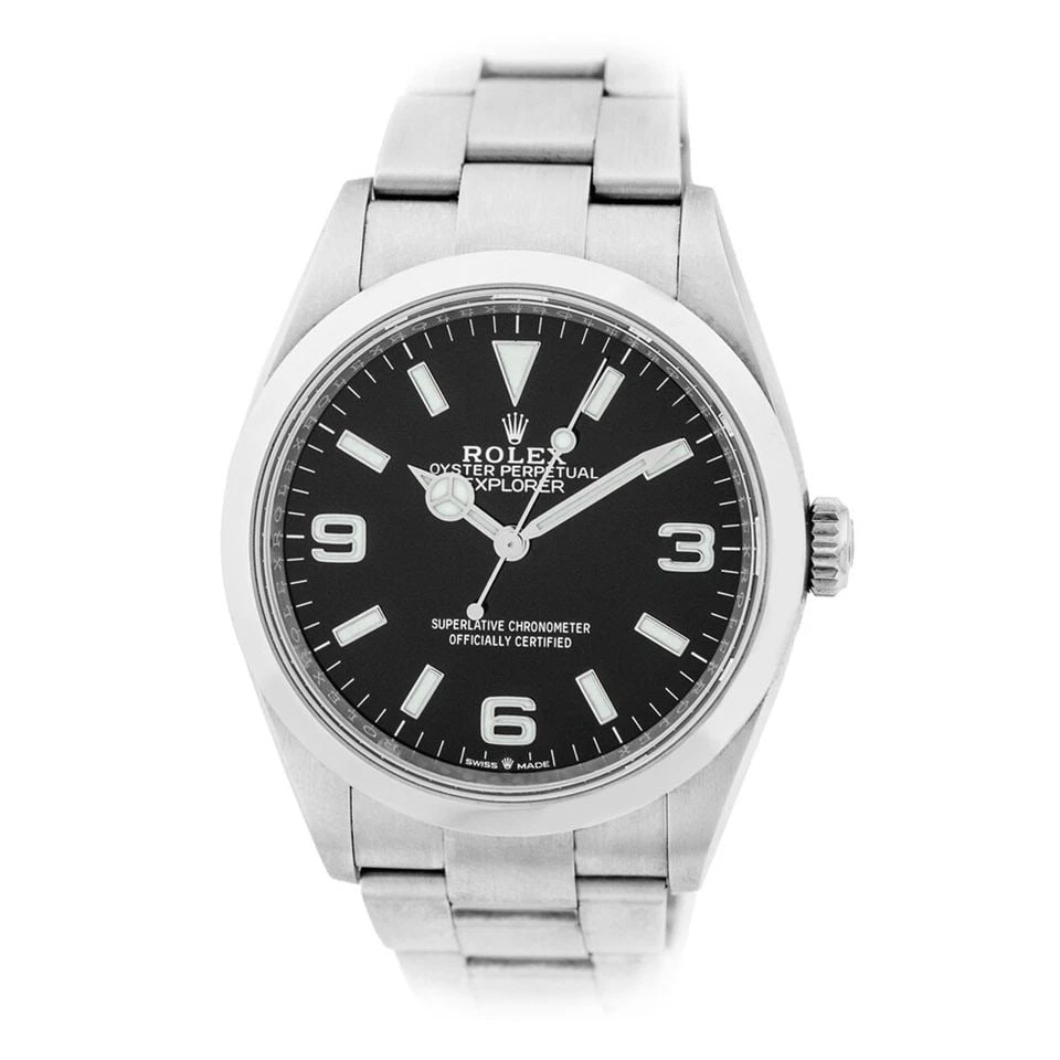 ROLEX STAINLESS STEEL 36MM EXPLORER I BOX LIFETIME WARRANTY 124270 BOX MINTY (1 of 2)