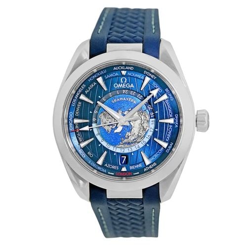 OMEGA STAINLESS STEEL 43MM SEAMASTER AQUA TERRA WORLDTIMER GMT CO-AXIAL (1 of 1)