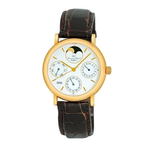 IWC 18K YELLOW GOLD 35MM PORTOFINO PERPETUAL CALENDAR IW3541-003 BOX WARRANTY (1 of 1)