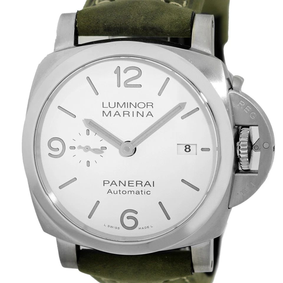 PANERAI STAINLESS STEEL 44MM PAM 01314 LUMINOR MARINA 1314 WARRANTY BOX NEW (1 of 2)