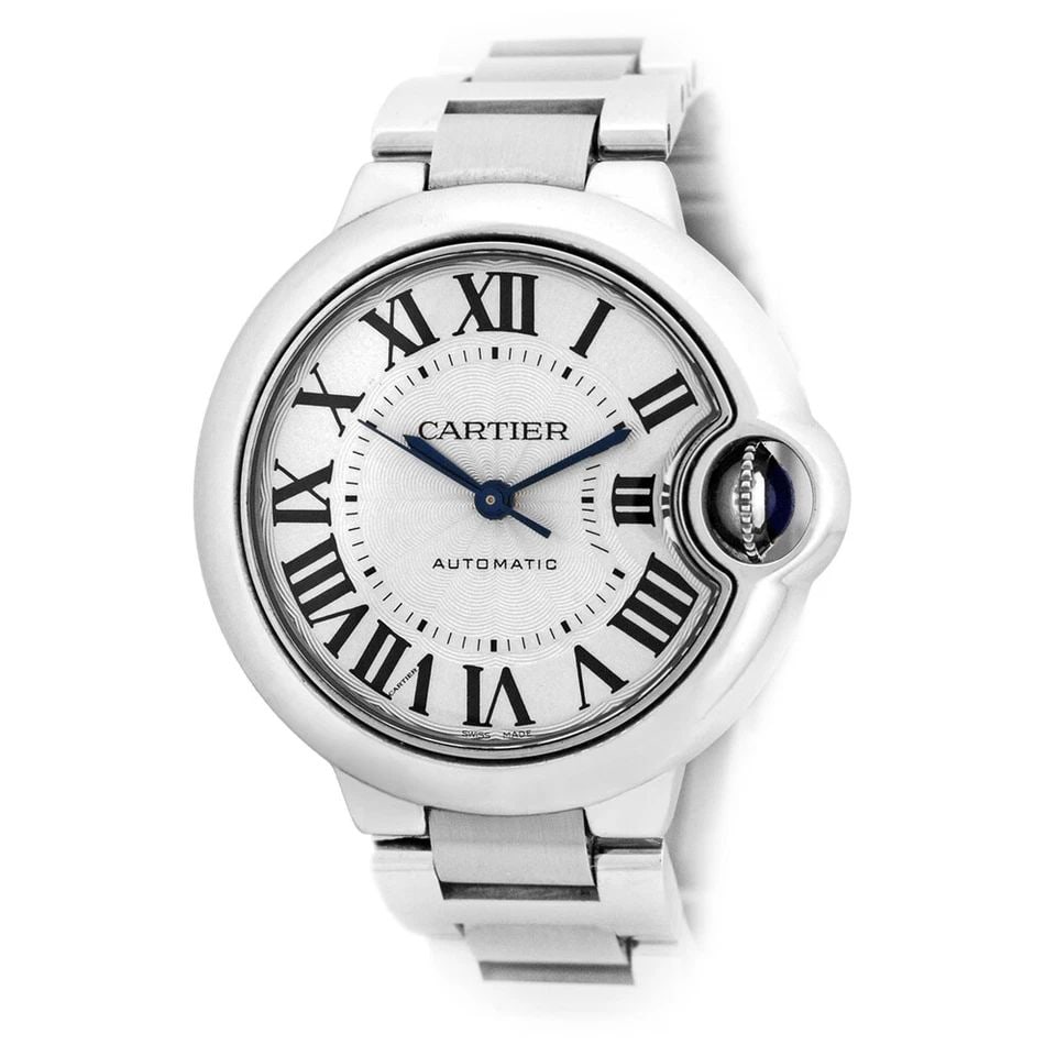 CARTIER STAINLESS STEEL 36MM BALLON BLEU DE CARTIER W6920046 BOX WARRANTY (1 of 2)