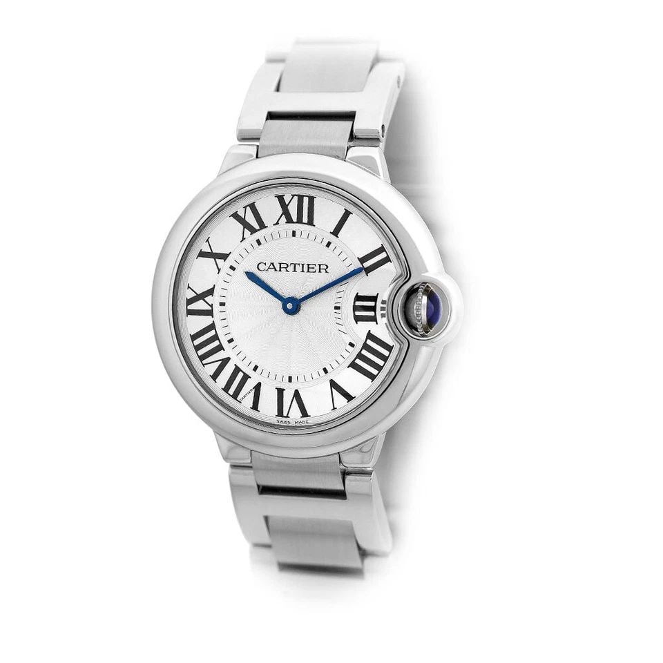 CARTIER STAINLESS STEEL 36MM BALLON BLEU DE CARTIER W69011Z4 BOX WARRANTY (1 of 2)