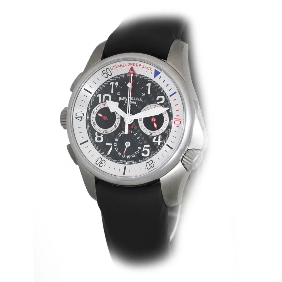 GIRARD PERREGAUX TITANIUM 43MM R & D BMW ORACLE 49930-21 CHRONOGRAPH UNWORN (1 of 2)