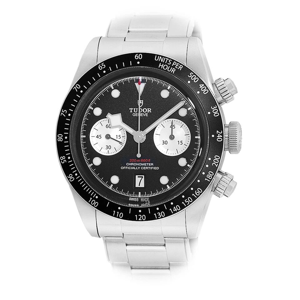 TUDOR STAINLESS STEEL 41MM BLACK BAY AUTOMATIC CHRONOGRAPH 79360N BOX WARRANTY (1 of 2)