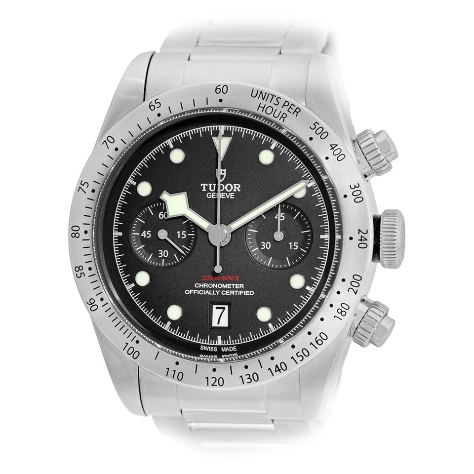 TUDOR STAINLESS STEEL 41MM HERITAGE BLACK BAY CHRONOGRAPH BOX WARRANTY 2023 NEW: TUDOR STAINLESS STEEL 41MM HERITAGE BLACK BAY CHRONOGRAPH BOX WARRANTY 2023 NEW TUDOR Stainless Steel 41mm Heritage Black Bay 79350 Box Warranty 2023 NEW Gent's TUDOR Stainless Steel 41mm Heritage "Bl