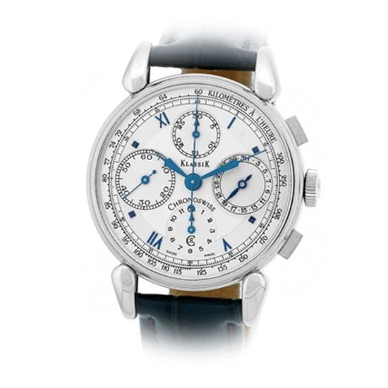CHRONOSWISS STEEL 37MM KLASSIK CHRONOGRAPH CH 7403 BOX WARRANTY UNWORN NEW: CHRONOSWISS STEEL 37MM KLASSIK CHRONOGRAPH CH 7403 BOX WARRANTY UNWORN NEW Brand: Chronoswiss Model: Klassik Reference No: CH 7403 Gender: Gent’s Movement: Handmade Swiss Automatic Movement Visible 